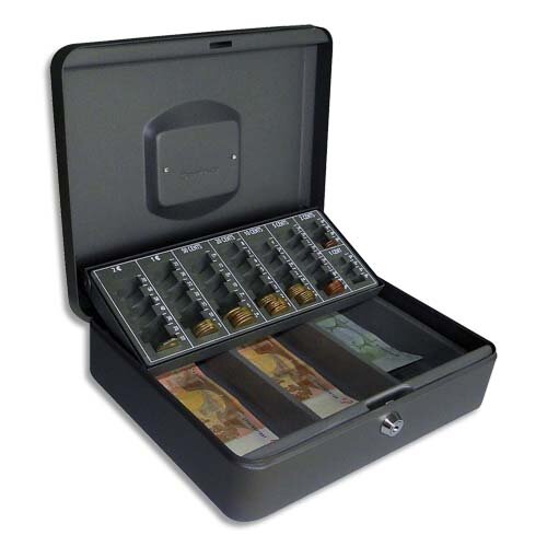 Petite Caisse à Monnaie Verrouillable En Métal Avec Clé - Tirelire Ou Coffret De Sécurité (rose)