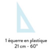 equerre en plastique