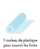 plastique pour couvrir livre