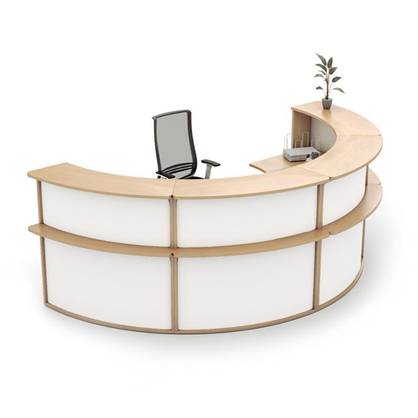 Lesfit Organisateur de Bureau Bois, (34 * 25 * 28cm) : :  Fournitures de bureau