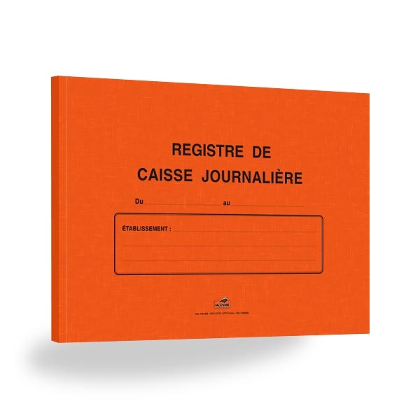 Registre de caisse journalière - registre cahier carnet de caisse  journalière journalier fiche quotidienne encaissement d'encaissement livre  compte relevé education nationale livret acheter un imprimerie mizeret  modèle 22 lavauzelle balancement 500437 