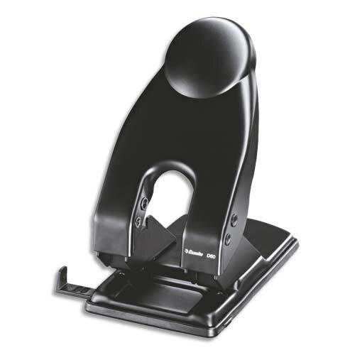 Perforateur 2 trous 60 feuilles Noir ESSELTE perforateur