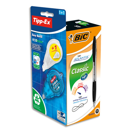 Tippex Souris Ruban Correcteur Tipp-Ex Rechargeable – Capuchon Tournant Pour Corriger Vite Et Bien Tipp-Ex Stylo