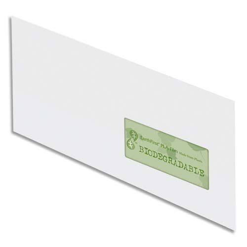GPV Boîte De 500 Enveloppes DL Fenêtre - Papier Recyclé 80g/m² Certifié FSC