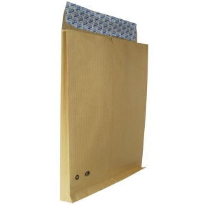 Boîte De 250 Sacs à Soufflet Kraft C4 (229x324x30 Mm) - Fenêtre 100x50 Mm - Papier 120 G/m² Certifié PEFC