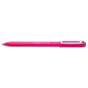 Stylo Bille Pentel IZEE Pointe 1 Mm – Encre Fluide, Capuchon, Rechargeable – Bleu