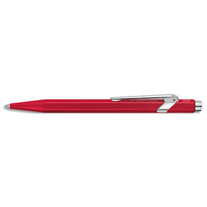 Caran D'Ache 849 Kugelschreiber Colormat-X Rot – Mit Slimpack, Sechseckig & Nachfüllbar