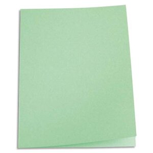 Paquet de 250 sous-chemises papier 60 grammes Coloris Vert vif PERGAMY - sous  chemise couleur rouge 60g 22x31 cm - Val d'eure