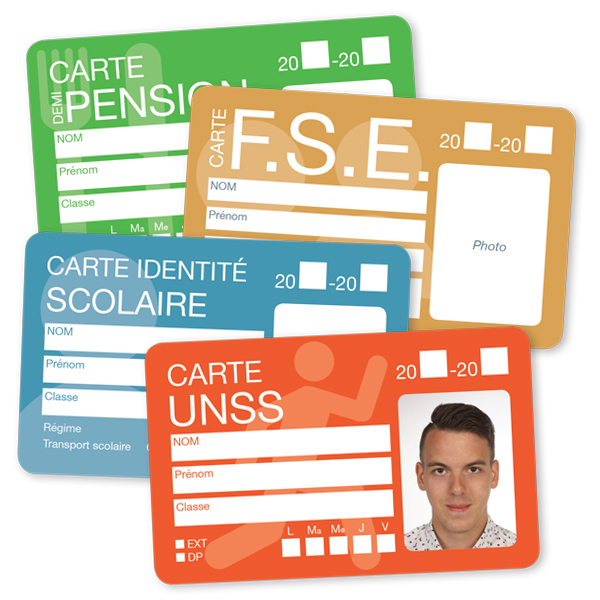 cartes pvc personnalisées